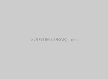 SODYUM (İDRAR) Testi